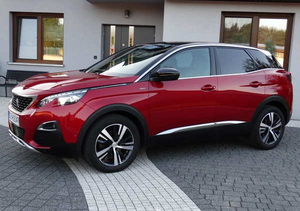 Peugeot 3008 cena 89500 przebieg: 103000, rok produkcji 2020 z Rakoniewice małe 352